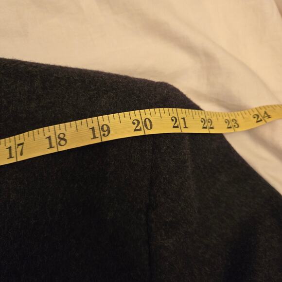 Peter Richard Loro Piana Coat Size 42L Super Fine Lambswool Gray Overcoat - Picture 11 of 16